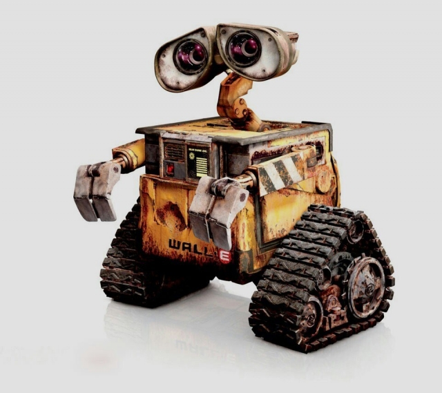 Robot WALL•E on a 3D printer + paper scan