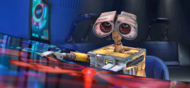 Robot WALL•E on a 3D printer + paper scan