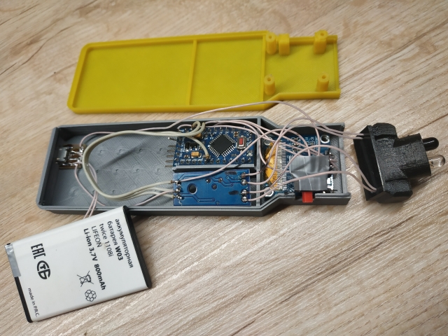 Arduino tachometer with optical gauge