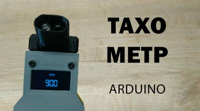 Arduino tachometer with optical gauge